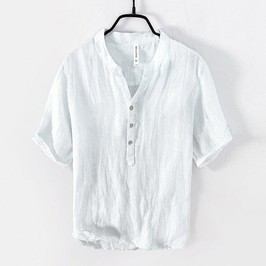 Vittorio Vintage Linen Shirt - Elavure